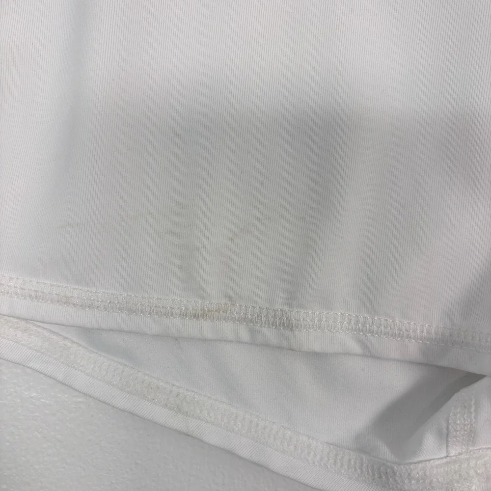 NWT Lilly Pulitzer Womens Luxletic Shorts XL White Frida Scallop Polo DressLiner - Picture 2 of 16